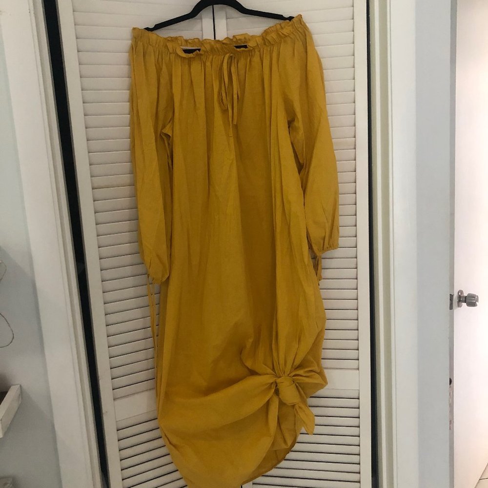 Off the shoulder beach dress